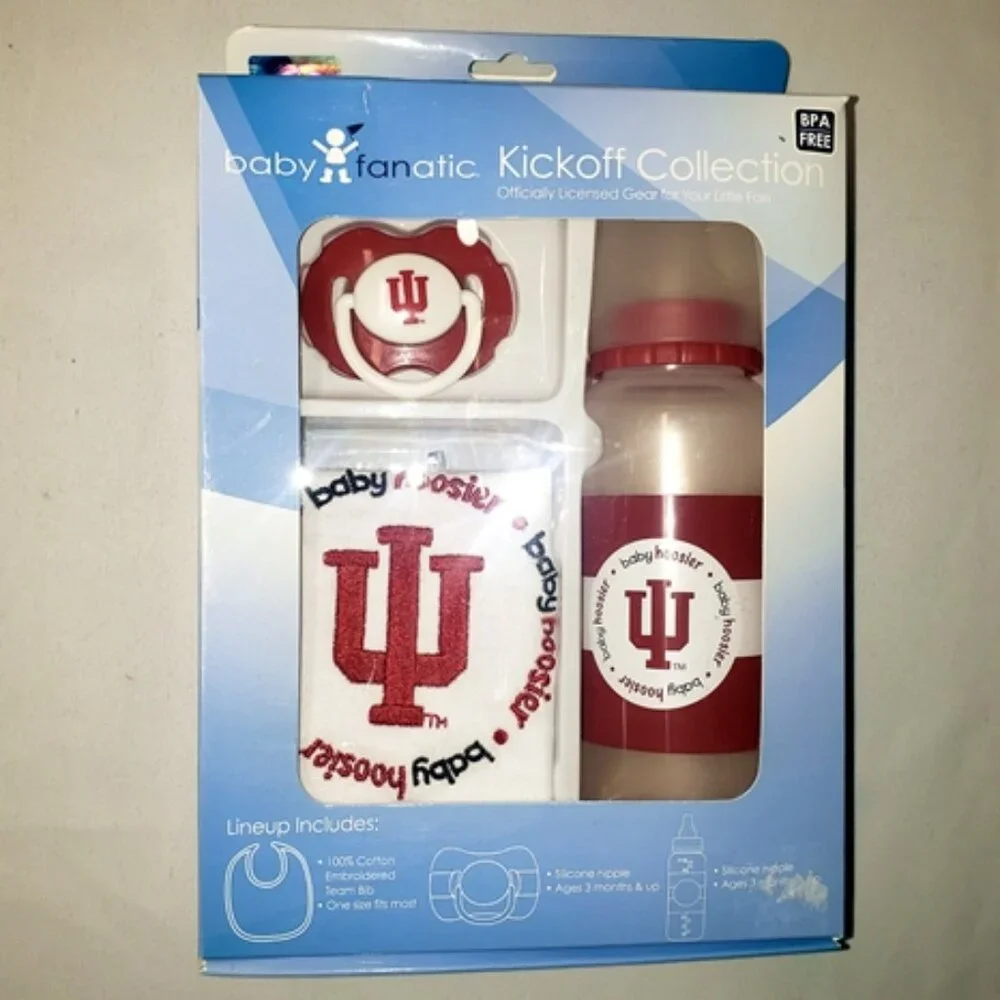 Indiana University IU Baby Fanatic Kickoff Collection 3-piece set